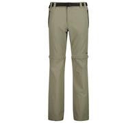 CMP Zip Off Stretch Polyester Convertible Trousers grey beige - 58