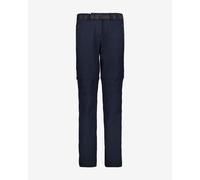 CMP Zip Off Stretch Polyester convertible trousers night blue women - L