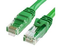 Cmple Cat6 Ethernet Cable 10Gbps - Computer Networking Cord with Gold-Plated RJ45 Connectors, 550MHz Cat6 Network Ethernet LAN Cable Supports Cat6, Cat5e, Cat5 Standards - 25 Feet Green