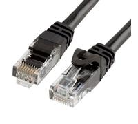 Cmple Cat6 Ethernet Cable 10Gbps - Computer Networking Cord with Gold-Plated RJ45 Connectors, 550MHz Cat6 Network Ethernet LAN Cable Supports Cat6, Cat5e, Cat5 Standards - 75 Feet Black