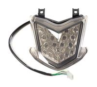 CMPO Tail Light Assembly (Tinted Lens) compatible with Lexmoto Venom 125 SK125-22/Venom EFI SK125-22-E4/Venom SE 125 SK125-22S/Viper 125 SK125-22A, compatible with Romet Division 125 SK125-22 (ROMET)