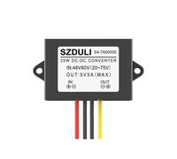 CMPZHJEQ 48V60V to 5V 1A 2A 3A 5A 8A 10A 20A 25A DC Power Regulator Module 60V to 5V Automotive Display LED Advertising Power Converter(48V 60V to 5V 5A)