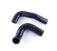CMS 3 Layer Silicone Coolant Radiator Hose Kit Tube Compatible with 1955-1957 Chevrolet Bel Air 4.3L 4.6L V8 (Black)
