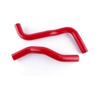 CMS 3 Layer Silicone Coolant Radiator Hose Kit Tube Compatible with 1992-2003 Mitsubishi Galant 2.0/2.4 VR4… (Red)