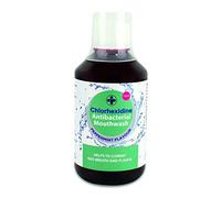 CMS Alcohol Antibacterial Mint Mouthwash - 300ml Peppermint Mouth Wash for Bad Breath, Gum Disease, Bleeding, Fights Plaque - Daily Cool Fresh Oral Care