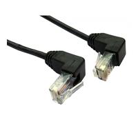 CMS Cables 1m Cat5e UTP Right Angled UP to Right Angled DOWN Cable