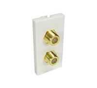 CMS Cables 2x F-Connector Euromod - Coupler Type