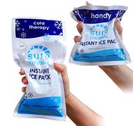 CMS Disposable Medical Sports Injury Instant Freeze Ice Cold Packs Small - 8 Pack