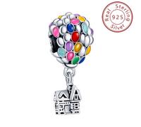 (CMS1574) 2025 Stranger Things themed silver jewelry set, various charms + snake chain bracelet, creating unique and personalized accessories