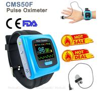 CMS50F Wearable Pulse Oximeter Pulse Blood Oxygen Monitor 24 Hours SPO2 Recorder