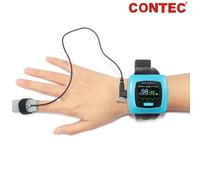 CMS50F Wrist Finger Pulse Oximeter Sleep Study 24hr PR SpO2 Blood Oxygen Monitor