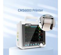 CMS6000+Printer Patient Monitor Vital Signs 6 Parameter ECG NIBP SPO2 TEMP RESP