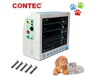 CMS8000 Portable VET Veterinary ICU Patient Monitor Vital Signs 6-Parameters