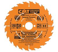 CMT 271.190.24M ITK Plus RIP and Crosscut Saw Blade HW 190X1.7X30(+20+16) Z=24 ATB+Shear