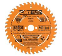CMT 272.160.40H ITK Plus Finish Saw Blade HW 160X1.8/1.2X20(+16) Z=40 ATB+Shear