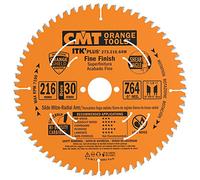CMT 273.216.64M ITK Plus FINE Finish Saw Blade HW 216X1.8X30 Z=64 ATB+S -5°