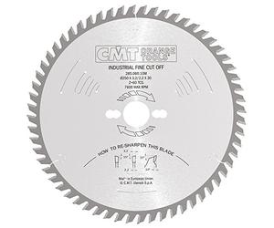 CMT 285.060.10 Crosscut & Finishing Blade Z-60 D-250 B-30 K-3.2 P-2.2