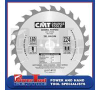 CMT 291.160.24H Crosscut Portable Circular Saw Blade 160 x 20B x 24T