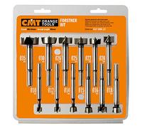 CMT 537.000.12 12-Piece Forstner Bit set, 10-12-14-15-16-18-20-22-25-26-30-35mm Diameters, 8-10mm Shank