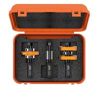 CMT 800.625.11 Adjustable Tongue & Groove Bit Set For Mission Style Cabinet Doors, 1/2-Inch