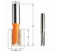 CMT 811.120.11 TCT 1/4" Shank Straight Double Flute 12mm Cut Router Bit