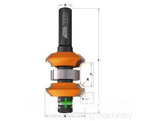 CMT 900.623 Adjustable Roundover/bevel Bit S-12 Price is Inc VAT@20%