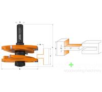 CMT 900 Tenon Cutting Router Bit S-12 D-75X31.7 Price is Inc VAT@20%