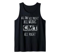 CMT Country Music Television All Music All Right Retro Logo Tank Top