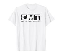 CMT Country Music Television Classic Black Letter Logo T-Shirt