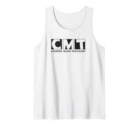 CMT Country Music Television Classic Black Letter Logo Tank Top