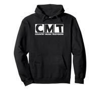 CMT Country Music Television Classic White Letter Logo Pullover Hoodie