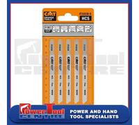 CMT JT101B-5 Jigsaw Blade 5pc Set For Woods & Plastics 100mm x 2.5 x 10Tpi