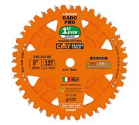 CMT ORANGE TOOLS 230.312.08 DADO Set Saw Blade HW D=8” B=5/8” Z12 FTG+ATB Orange PTFE