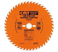 CMT Orange Tools 285.048.11M Ripping-Crosscut Saw Blade 260X2.8/1.8X30 Z=48 10Atb