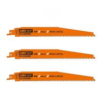 CMT ORANGE TOOLS JS1156XHM-3-3 SABRE SAW BLADES FOR WOOD HM 225x24x1.2 6-8TPI CARBIDE T.