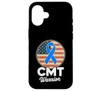 CMT Warrior Charcot-Marie-Tooth Disease Awareness Ribbon Case for iPhone 16