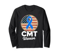 CMT Warrior Charcot-Marie-Tooth Disease Awareness Ribbon Long Sleeve T-Shirt