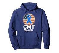 CMT Warrior Charcot-Marie-Tooth Disease Awareness Ribbon Pullover Hoodie