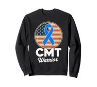 CMT Warrior Charcot-Marie-Tooth Disease Awareness Ribbon Sweatshirt