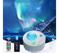 Cmtuuy Galaxy Night Light Projector for Bedroom, Northern Lights Projector with 14 Light Effects and Remote Control, Projector Night Light with Mobile Bluetooth and Timer for Kids and Adults Rooms