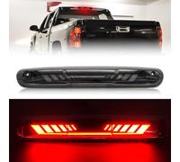 CMVT Auto Third 3rd Brake Light, TIME TUNNEL Sequential LED High Mount Stop Light for 2007-2013 Chevy Silverado/GMC Sierra 1500 2500 3500, 2014 Silverado/Sierra Classic, Rear Center Cab Tail Lamp