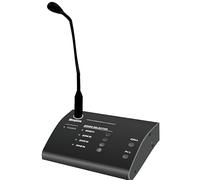 CMX Audio PA-4500RM 4-Zone Remote Microphone; For use with PA-4500 Series Amplifier; Power, Send and Busy Indicators; Powered by the Amplifier; RJ45 port