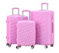 CMY Hard Shell Suitcase 3 Piece Set 20”+24”+28” Lightweight Luggage