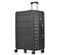 CMY Large Suitcase Luggage | Hard Shell PC+ ABS | Lightweight | 4 Dual Spinner Wheels | Trolley Suitcases | Hold Check in Luggage | 3 Digit Combination Lock | Telescopic Handle (Dark Grey, Large 28")