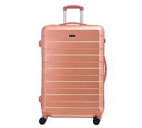CMY Suitcase Large Lightweight Hard Shell ABS Large Suitcase 4 Dual Spinner Wheels Suitcase Hold Check in Luggage 3 Digit TSA Combination Lock (Rose Gold)