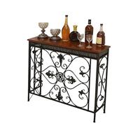 CMYAOYC Console Table, Radiator Covers for Home Iron Radiator Shelf Modern With Hollow Carved for Living Room Bedroom Office Decor Storage(Black,90x24x80cm)