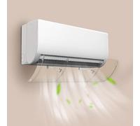 CMYAOYC Flow Deflector for Air Conditioner, Transparent Universal Air Conditioning Deflector, Adjustable Wing for AC Wall Unit- Baffle Shield for Air Conditioner