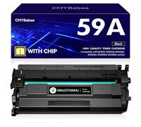 CMYBabee CF259A with Chip Compatible for HP 59A CF259A 59X CF259X Toner for Laserjet Pro M404dn M404dw MFP M428dw M428fdw M428fdn M404n M304a M428 M404 M406 M430 (Black, 1-Pack)
