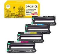 CMYBabee DR-241CL Compatible for Brother DR241 DR241CL Drum Unit for Brother DCP-9020CDW Drum Unit HL-3140CW DCP-9015CDW HL-3150CDW HL-3170CDW HL-3142CW MFC-9140CDN DCP 9020CDW Drum (4 Pack)