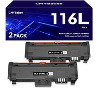 CMYBabee MLT-D116L Toner Cartridge Replacement Compatible for Samsung MLT-D116L D116S for Samsung Xpress M2625D M2675FN M2825DW M2825ND M2835DW M2875FW M2875FD M2885FW M2675F (2 Pack)